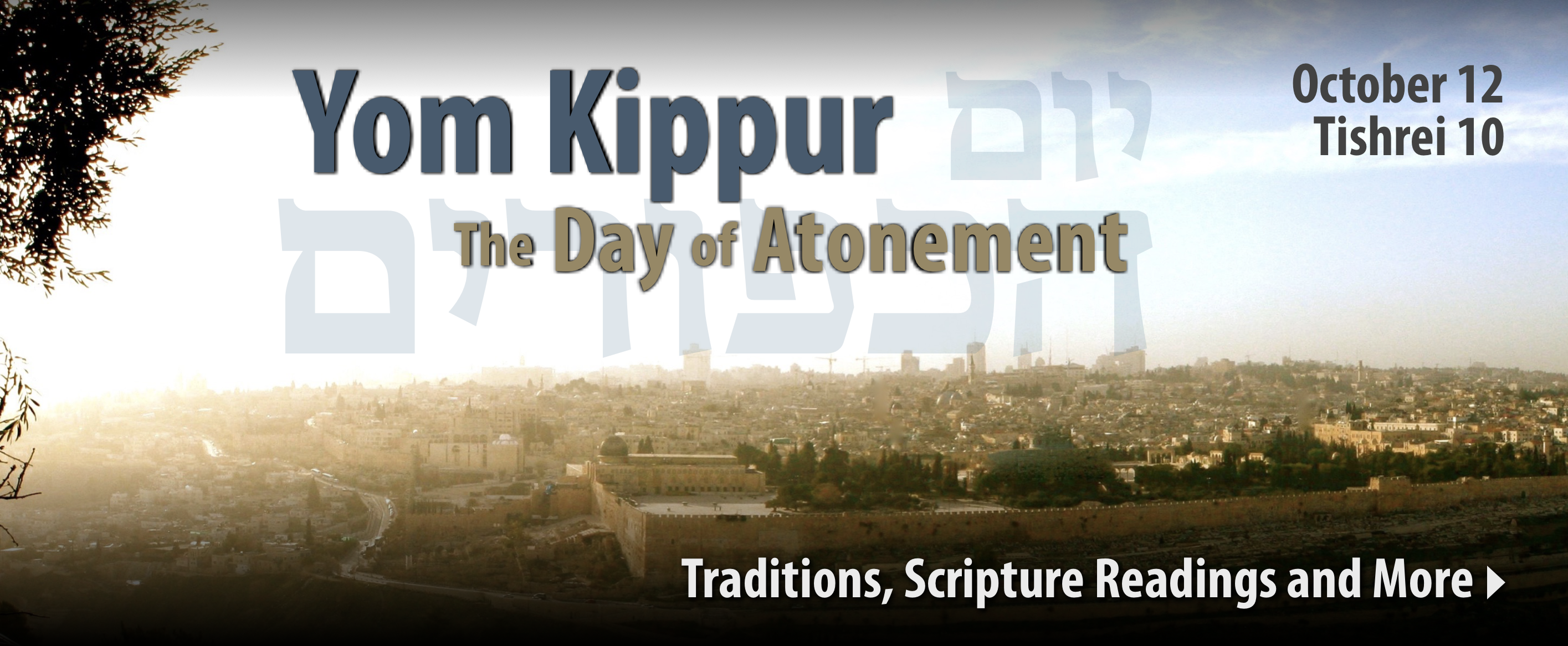 Yom Kippur - Day of Atonement